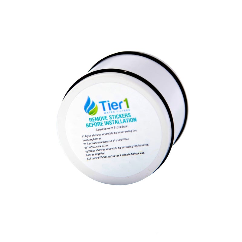 Tier1 Replacement for Culligan WHR-140 Level 2 Showerhead Shower Filter Cartridge 2 Pack - Image 3